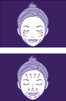 塗布したステムサイエンスM.D.を広げる